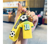 Creative Simulation Football Jersey Keychain Creative Gift Action Figure Car Keychain  Sports Peripherals