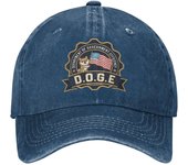 Fashion Doge Washed Cap Star Badge Street Style Sun Trucker Hat Summer Couple Women Tennis Skate Baseball Caps
