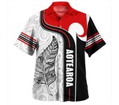 Haruku Summer 3D New Zealand Maori Sier Fern Papua Flag Printed Shirts NZ WAITANGI DAY Graphic Short Fashion Clothing