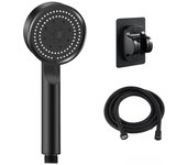 Cabezal de Ducha Ajustable de Alta Presión 5 Modos con Material de Plástico ABS y Accesorio de Baño Tipo de Cuerpo Pintado Diseño Minimalista y Manguera de 225mm