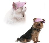 Gorra de Béisbol de Cordón Suave para Perros, Gorra Ajustable para Perros, Gorra para Perros con Orejeras como Disfraz para Perr