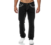 2025 pantalones vaqueros para hombre, Pantalones rectos elásticos, pantalones vaqueros informales con bolsillos para primavera y otoño, pantalones vaqueros de calle de alta calidad de color sólido para hombre