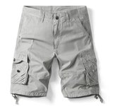 SSITO Shorts de Cargo para Hombres en Verano Cómodos, Multiusos, de Algodón para Senderismo y Uso Diario