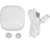 Earphones Charging Case Replacement Charger Case Dock 600mAh Earphone Charging Station for Buds FE SM R400 White White