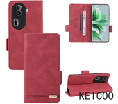For Oppo A58 A78 Find X7 Reno11 Pro Ultra 4G Carcasa De Agarre De Billetera De Tarjeta Enchufable Solapa Magnética Contra Caída