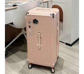 maleta de cabina Soporte de equipo rectangular de computadora personal, maleta ligera de cinco ruedas grande, bolsa vie a prueba de caídas, adecuada para hombres y mujeres maletas de viajes cabina