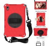 Funda con correa giratoria para Huawei Matepad T8 M5 Lite 360, protector de goma EVA para niños, a prueba de golpes, 8,0, 8,4, 2