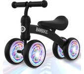 Bicicleta sin Pedales para niños a Partir de 1 año de Equilibrio, Juguetes Bebes 1 Año, Bici Bebe con 4 Ruedas para bebés de 10 a 24 Meses, Pimera Bicicleta para Niños y Niñas como Regalo