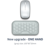 Wrist Mouse & Keyboard Protection Rest Pad Massage Texture For PC Laptop Gaming Office Keyboard Mouse Stand Memory Cotton Rest