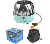 Mini estufa de Gas de cartón plegable portátil para acampar al aire libre, cocina compacta, estufa cuadrada pequeña para entretenimiento al aire libre