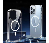 Para Magsafe funda magnética para Iphone 13 Pro Max funda IPhone 12 Mini funda de teléfono borde recto 11 carga inalámbrica X