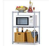 Estantería de Metal Para Cocina, Kitchen shelf Standregal 3 shelves microwave holder bakery shelf ,3 Niveles, 56 x 35 x 80 cm
