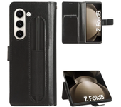 Para Samsung Galaxy Z Fold3 Fold4 Fold5 Fold 5 SM - F9460 Soporte Plegable Antideslizante Carcasa Simple Del Teléfono Móvil