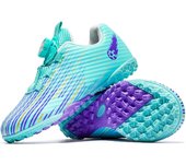 Uñas rotas niños y niñas zapatillas de fútbol de entrenamiento de césped artificial para niños