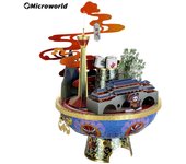 Microworld 3D Building Puzzle Gifts Chinese Anhui Province Featured Buildings Model Kits DIY Jigsaw Toys New Year Gift For Adult