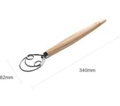 Walfos Whisk Semi-automatic Stainless Steel Manual Push Whip Rotary Handheld Cream Egg Mixer Baking Tools