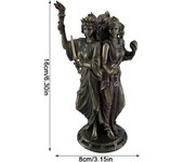 Three Goddess Resin Statue Greek Religious Crafts Sculpture Decoration Triple Form Hecate GreekGoddess Statue Crafts Home Decor