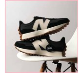 Leten 【Authentic Guarantee】 327 NB327 Moonbeam Outerspace Burdy MEN AND WOMEN SHOES Work shoes