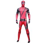 Halloween Costumes Kids Adult Cosplay Party Deadpool Costume Bodysuit Onesie