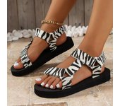 Women's printed flat sandals summer Atos
