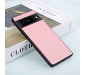 Caso de teléfono para Aplicable Pixel 8, 7, 6 Pro, 7A, 6A, 5A lichi cuero resistente a golpes contra la caída Cáscara protectora