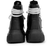 Martin botas botas de los hombres botas de locomotora correa alta botas de cuero botas de aumento