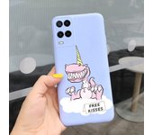 For OPPO A54 2021 Case CPH2239 OPPOA54 Cover Stylish Painted Phone Back Funda For OPPO A54 5G CPH2195 A 54 Shockproof Soft Coque