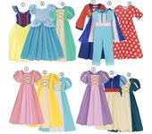 3 PCS/Pack Spring Summer Long Princess Dress Girls Tangled Rapunzel Snow White Party Gown Kids Fancy Birthday Costume 2-10 Yrs X