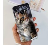 6.71" For Xiaomi Redmi A3 4G Case Cute Love Heart Transparent Silicon Soft Phone Cover on Xiomi Redmi A3 2024 Coque RedmiA3 Case