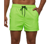 Pantalones cortos de baño de verano para hombre, bañadores, trajes de baño de secado rápido, tabla de Surf en la playa, pantalones de baño con cintura elástica, pantalones cortos de Surf con malla