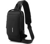 Nueva bolsa locomotora de los hombres combinación de bloqueo antirrobo bolsa de pecho bolsa de mensajero de los hombres bolsa de pecho bolsa de pecho deportes al aire libre interfaz usb bolsa de pecho