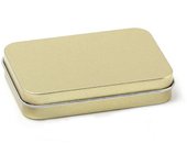 Multicolor Tin Box with Clear Window Lid Rectangular Jewelry Box Nail Art Display Case Candy Package Metal Box Empty