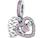 Fit Original  Bracelet Silver Plated Sunflowers Tulip Charms Pendants Beads For Women Jewelry Making Gift