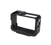For Insta360 One RS Metal Rabbit Cage Multi Cold Boots Expansion Flash Mount Magnetic Folding Cage Protective Frame,A