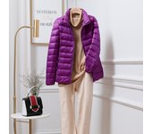 7XL Plus size ultra light down jacket women autumn winter warm coat lightweight warm jackets female parka