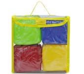 Dados Educativos para Jugar DIY Bloques de Espuma con Bolsillos Cuadrados para Enseñanza Juego de 4 Juguetes para Niños y Niñas