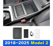 Vtear For Audi Q5 / Q5 Sportback 2025~2018 Car Mobile phone charger Wireless QI Charger 15W Fast Charging Panel Adapter Interior Product Auto Accessories