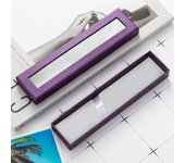 Creative Transparent Pen Gift Box Paper Box Pencil Case Pen Storage Box Rectangular Stationery Fountain Pen Case School Supplies