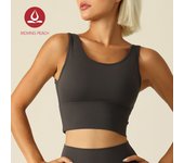 Moving Peach Tank Top Yoga Tops with padded Fitness Vest U-back Gym top EVD