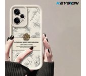 KEYSION Retro Flower Case for Redmi Note 12 Pro+ 5G Soft Silicone Shockproof Phone Back Cover for Xiaomi for Redmi Note 12 Pro
