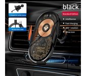Wireless Charger Auto Air Vent Car Mount Phone Holder For iPhone Samsung Xiaomi Infrared Induction 15W Fast Charging Station