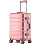 100% High quality all aluminum Travel Suitcase Rolling Luggage 24/29 inch Travel Trolley Luggage 20‘’Carry-On Cabin Suitcase