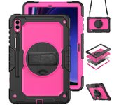 Funda a prueba de golpes para Samsung Galaxy Tab S9, S8, S7 Plus, FE 12,4, 11 pulgadas, A8 10,5, X200, S6 Lite 10,4, A7 tableta