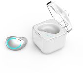 VAORLO Mini Single Ear Bluetooth 5.0 Wireless Earphone Dynamic HIFI In Ear Invisible Earbud With Charging Box For Sport Music