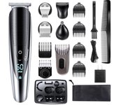 Hatteker Professional Hair Clipper Rechargeable Electric Razor 5 in 1 Hair Trimmer for Men Hair Cutting Machine Beard Trimer