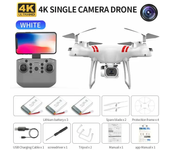 RC Drone con cámaras duales 4K, Wifi, FPV, HD, KY101, Altitude Hold, Gesture Mode, Ultra Long Flight Time, RC Quadcopter.
