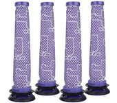 4 Piece Replacement Pre- Filter for Dyson-Vacuum Filter Compatible Dyson V6 V7 V8 Series Replaces Part
