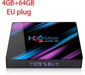 H96MAX televisión box Android RK3318 doméstico 4K HD Doble banda 5G Bluetooth decodificador de tv por internet