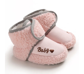 Botas de nieve para cuna de niño pequeño, Calcetines antideslizantes, suaves y cómodos, zapatos para recién nacido