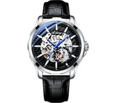 Reloj mecánico automático para hombre, cronógrafo con correa de acero inoxidable, de marca superior, a la moda, 2020